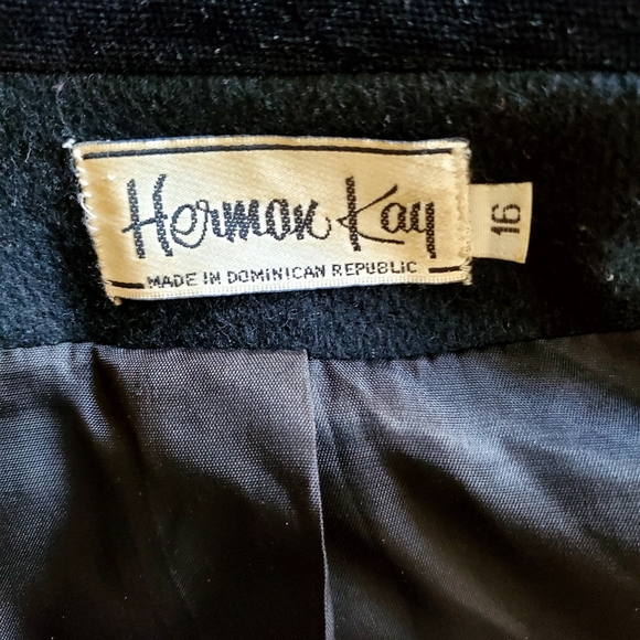 Herman Kay Wool Tench Coat - Picture 2 of 7